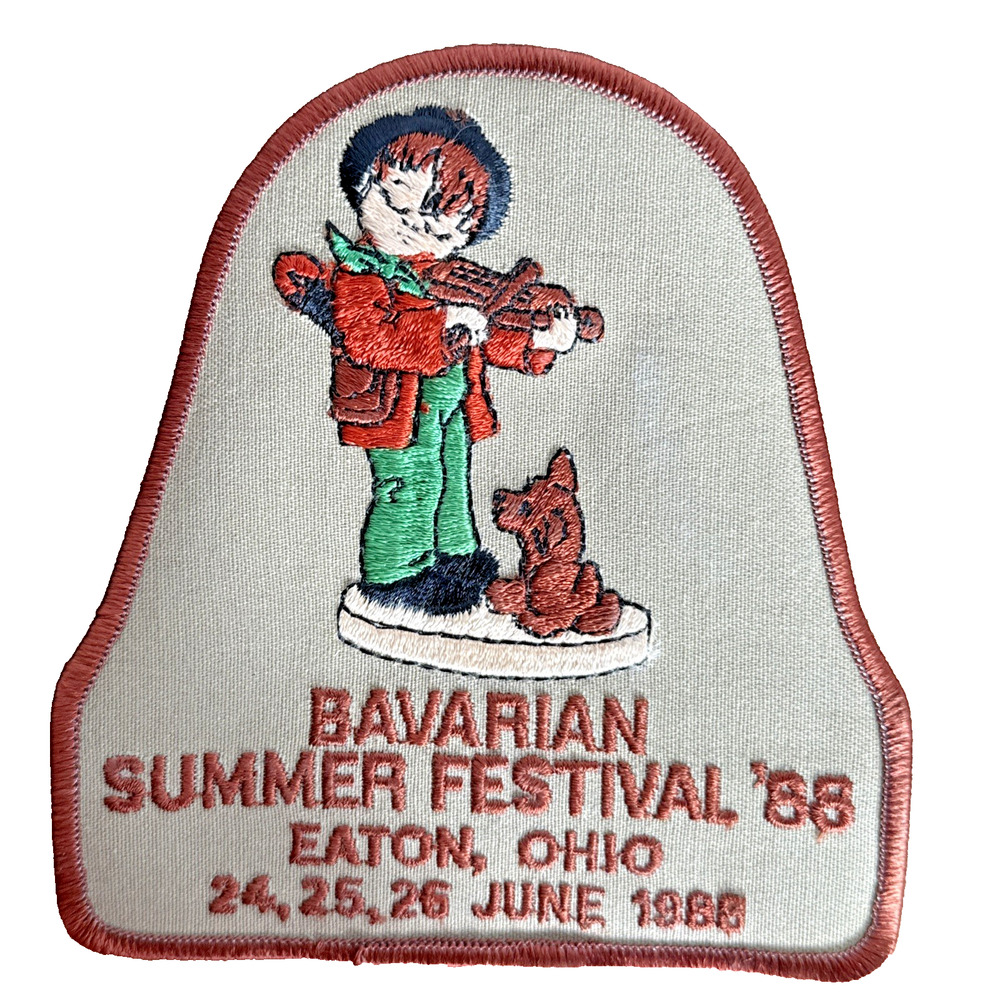 Eaton Ohio Patch June 1988 Bavarian Summer Hummel Festival Goebel Collectors EUC